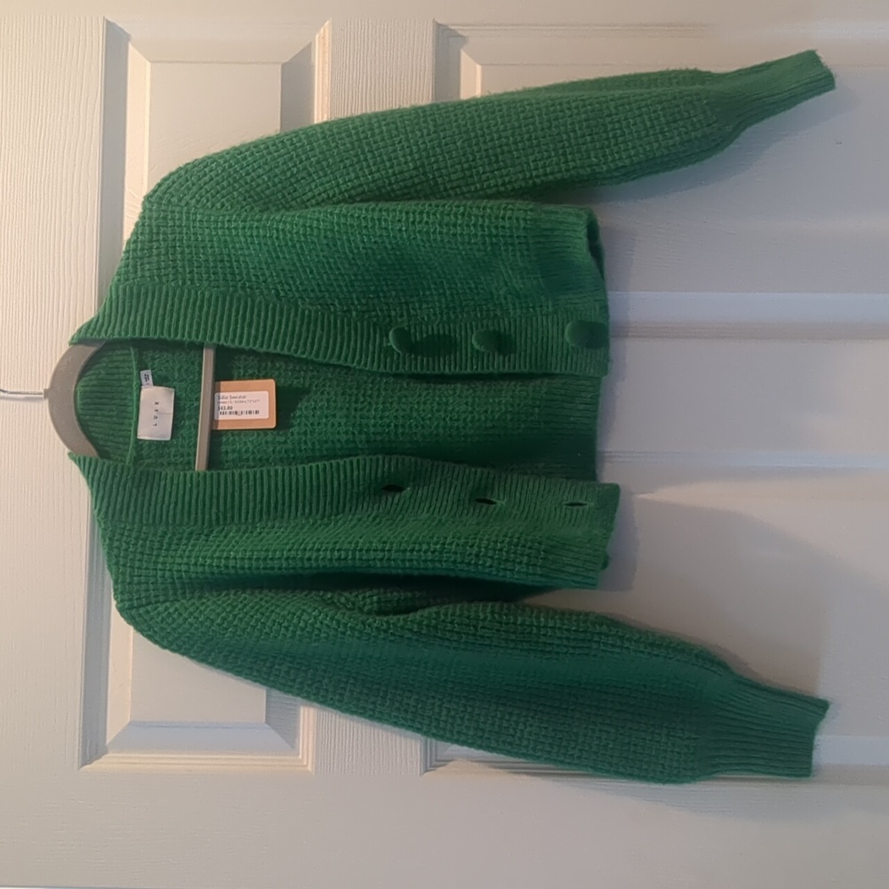 NWT Kelly Green Cardigan | Small | Lush